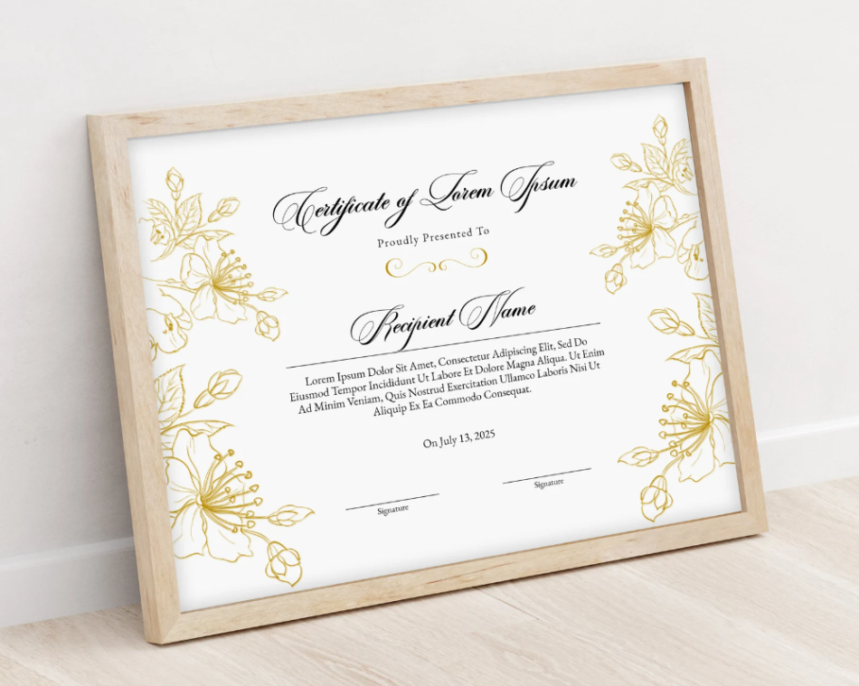 Blank Beauty School Certificate Templates Sample