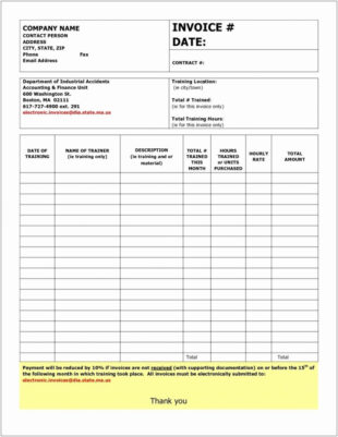 Blank Forklift Safety Training Certificate Template Doc