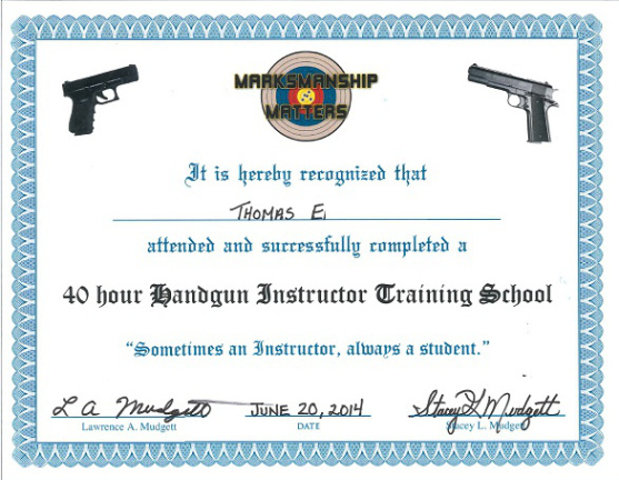 Blank Security Training Certificate Template Doc