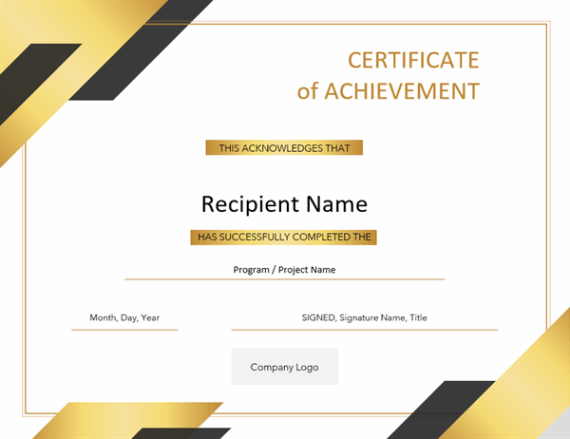 Custom Manager Of The Month Certificate Template Doc