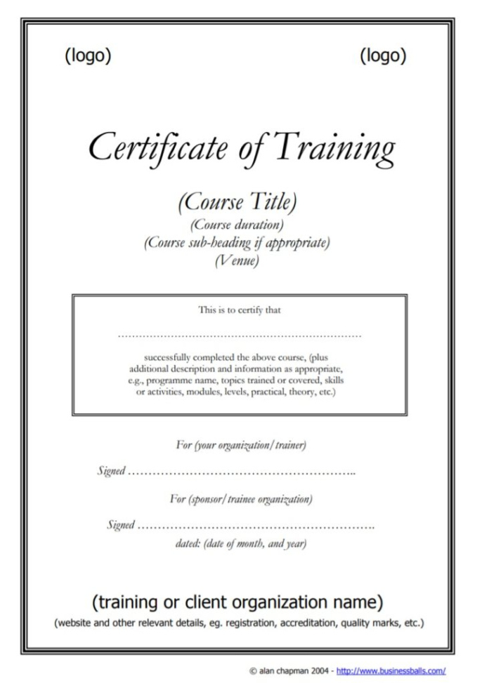 Customer Service Training Certificate Template Pdf