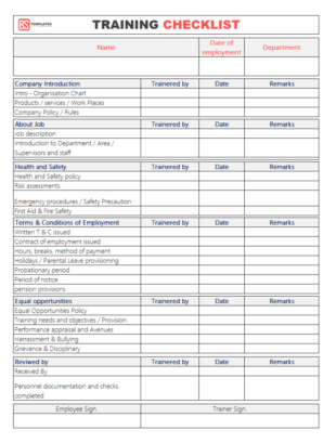 Free Blank Auto Sales Training Certification Template Word