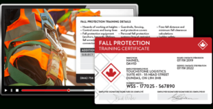 Free Editable Fall Protection Training Certificate Template Sample