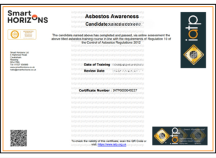 Free Printable Asbestos Awareness Training Certificate Template Doc