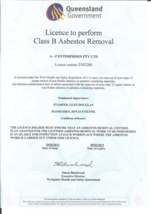 Free Printable Asbestos Awareness Training Certificate Template Doc