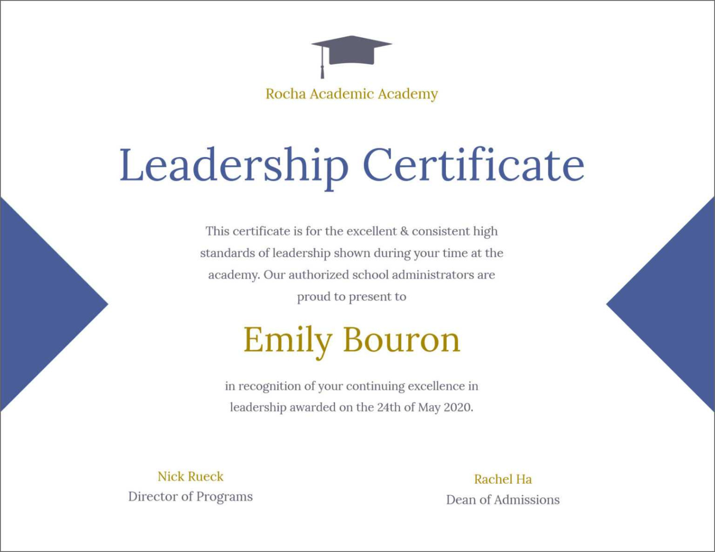 Leadership Training Certificate Template Pdf