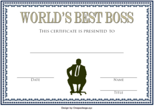 Manager Of The Year Certificate Template Pdf