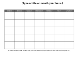 seven day calendar grid template  education world 7 day weekly schedule template pdf