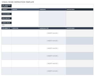 free editable manufacturing assembly instructions template pdf example