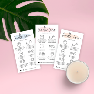 free printable candle care instructions template  excel example