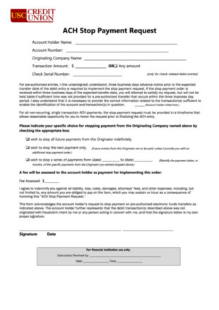 printable ach payment instructions template 