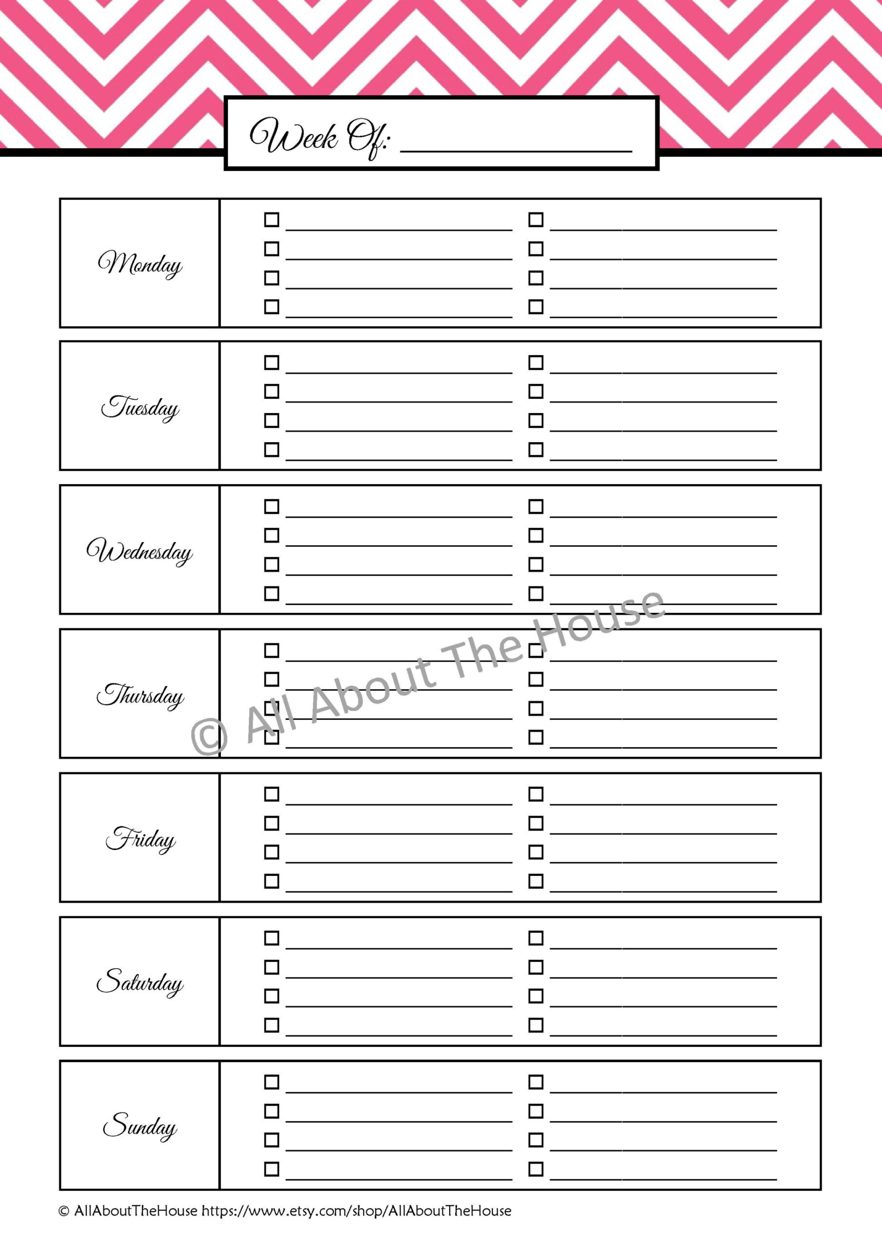 Blank Dental Office Cleaning Schedule Template Pdf