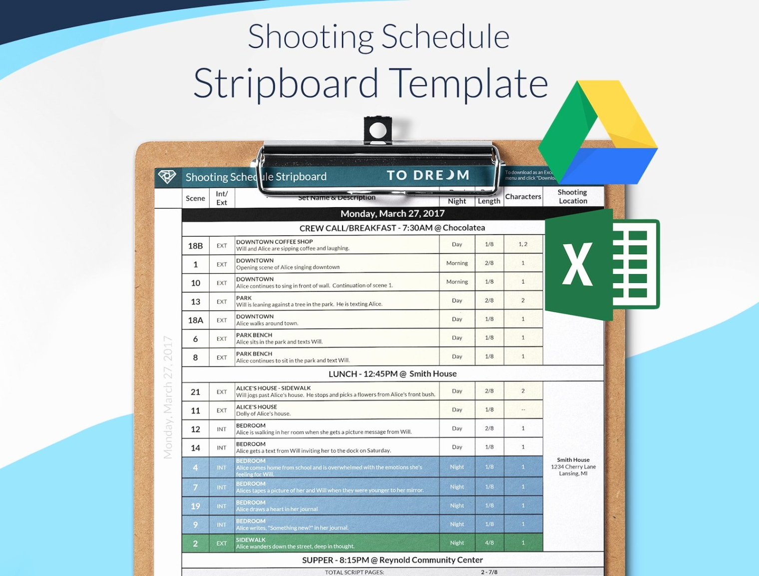 Editable Documentary Film Production Schedule Template  Sample