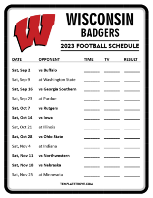 Editable High School Basketball Schedule Template Excel