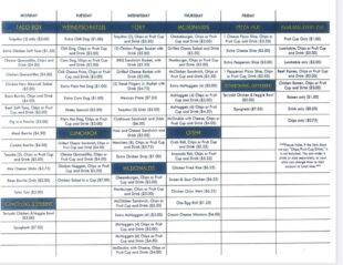 Editable High School Sports Schedule Template  Example