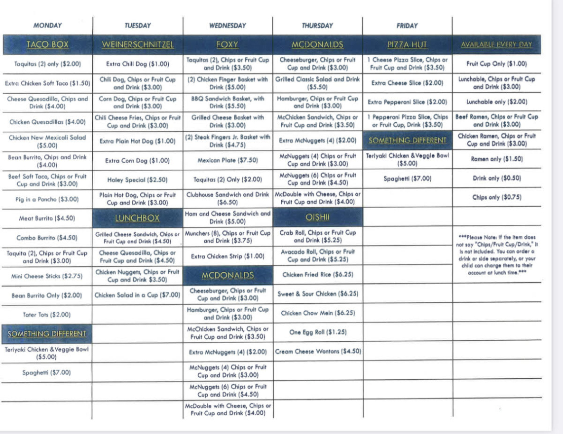 Editable High School Sports Schedule Template  Example