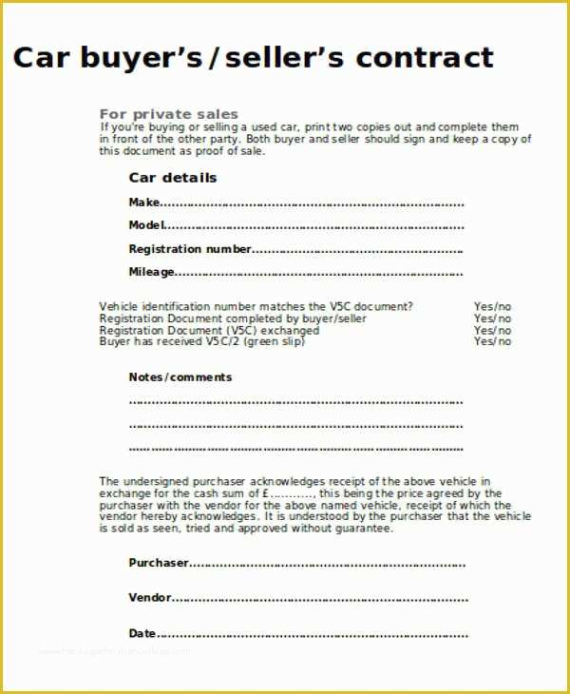 free auto sale contract template of sample car sales contract 12 examples in word pdf selling a car as is contract template doc