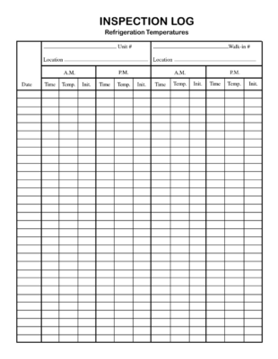 Free Blank Office Refrigerator Cleaning Schedule Template Excel