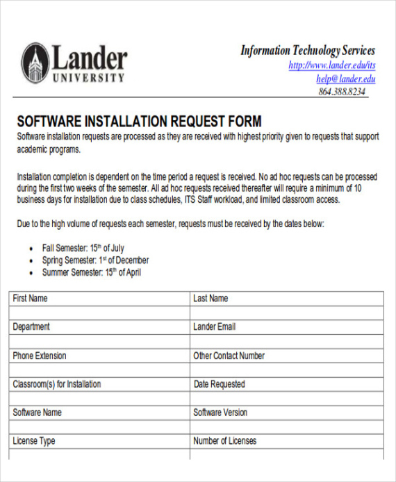 free custom software installation instructions template pdf example