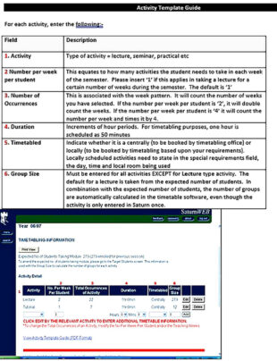 Free Editable Guideline Program Work Activity Schedule Template Doc Example