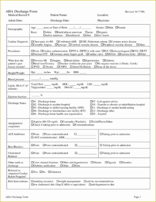 free editable hospital discharge instructions template pdf sample