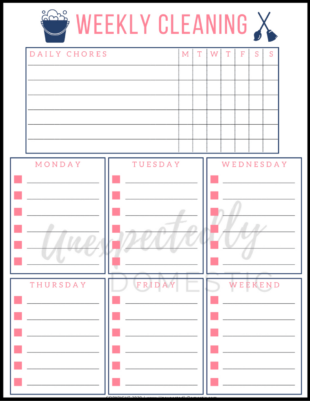 Free Editable Nursing Home Cleaning Schedule Template  Example