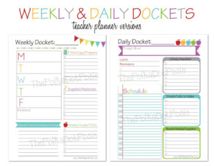 Free Editable Weekly Teaching Schedule Template Doc Sample