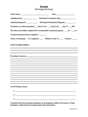 free  hospital discharge instructions template doc sample