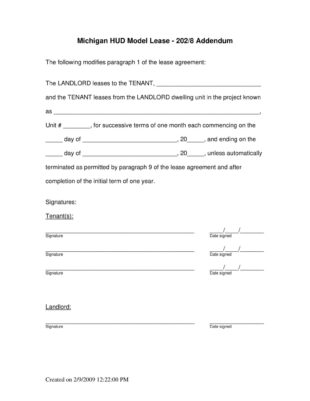 free printable lease addendum templates pdf word addendum to a contract template doc