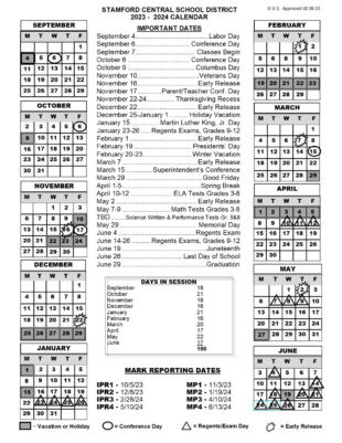 Printable Year Round School Schedule Template Pdf