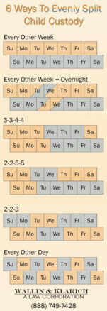 Sample Child Custody Holiday Schedule Template