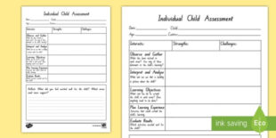 Sample Primary School Lesson Observation Template  Example