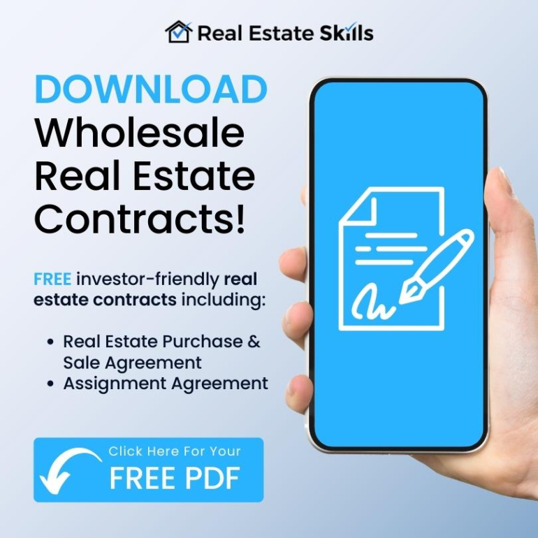 wholesale contracts in real estate 2023 free pdf  template wholesale real estate contract template doc