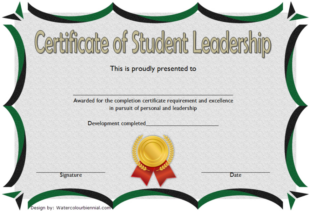 Blank Leadership Training Certificate Template Word