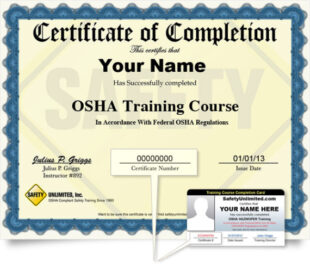 Custom Hazmat Training Certificate Template Pdf