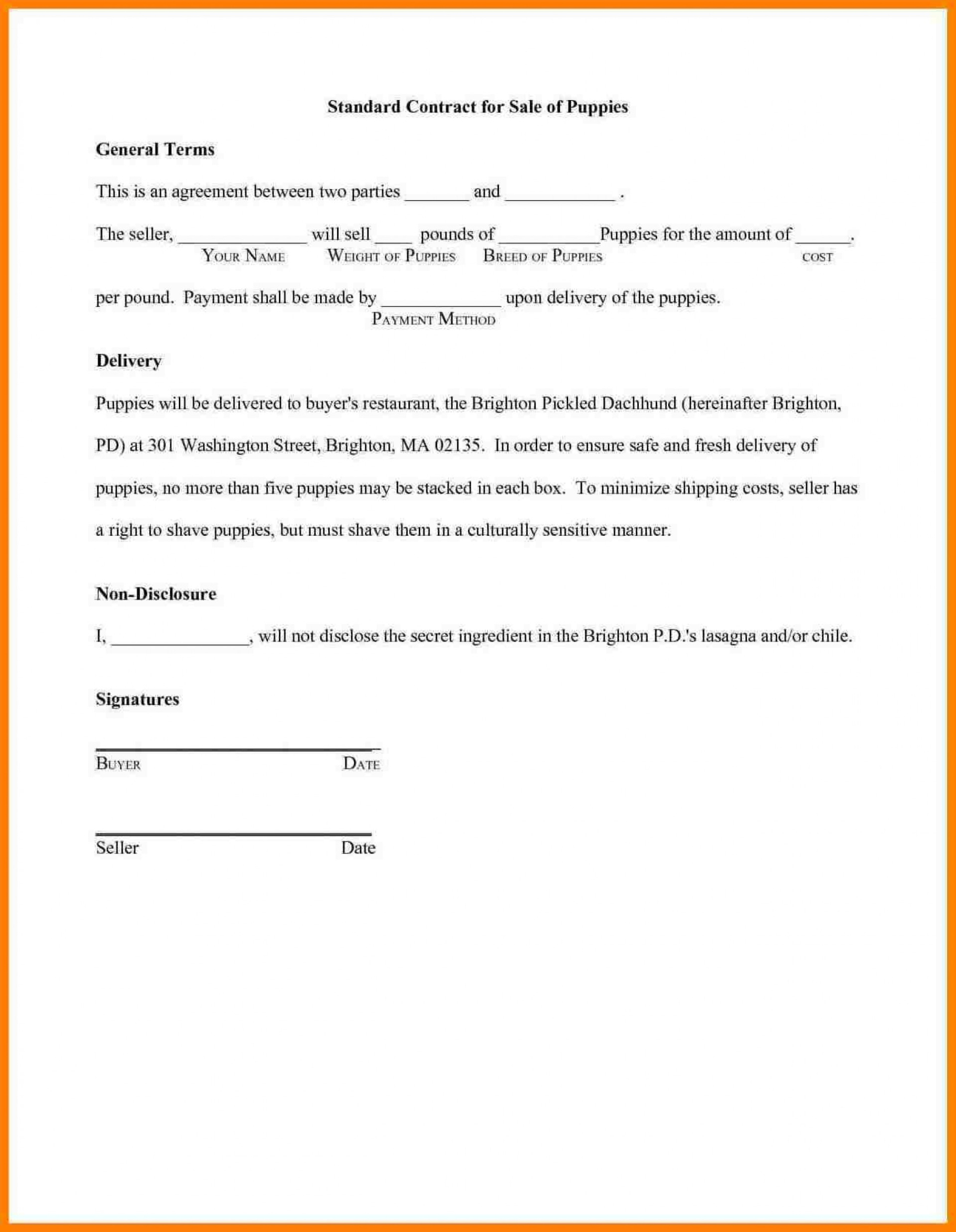 Editable Legal Contract Between Two Parties Template Excel Sample