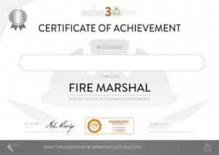 Fire Safety Training Certificate Template