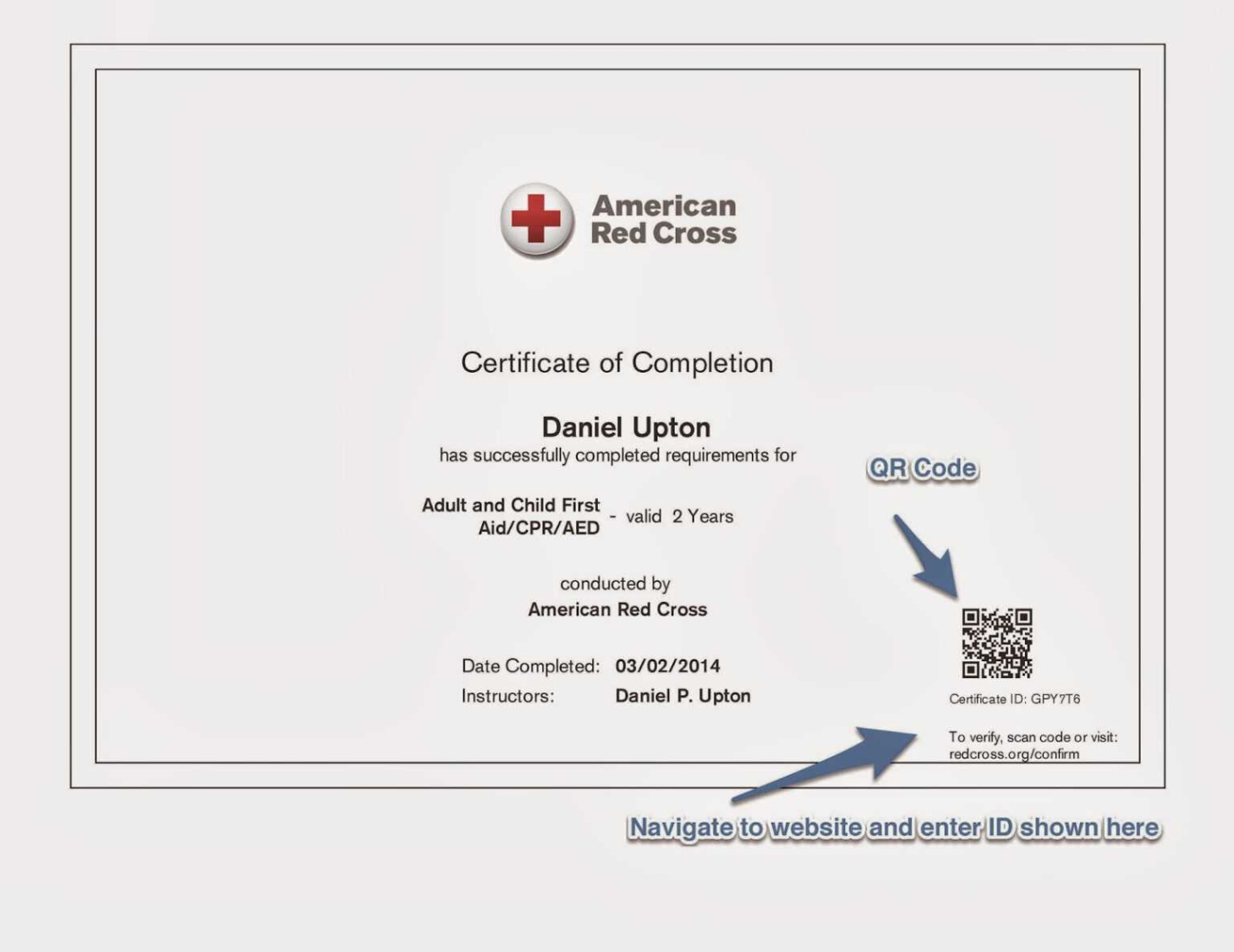 Free  Cpr Training Certificate Template Doc