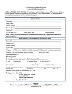 Free Custom Roofing Certificate Of Completion For Insurance Template Pdf