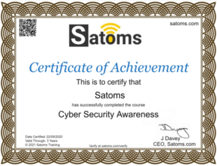 Free Custom Security Training Certificate Template Doc