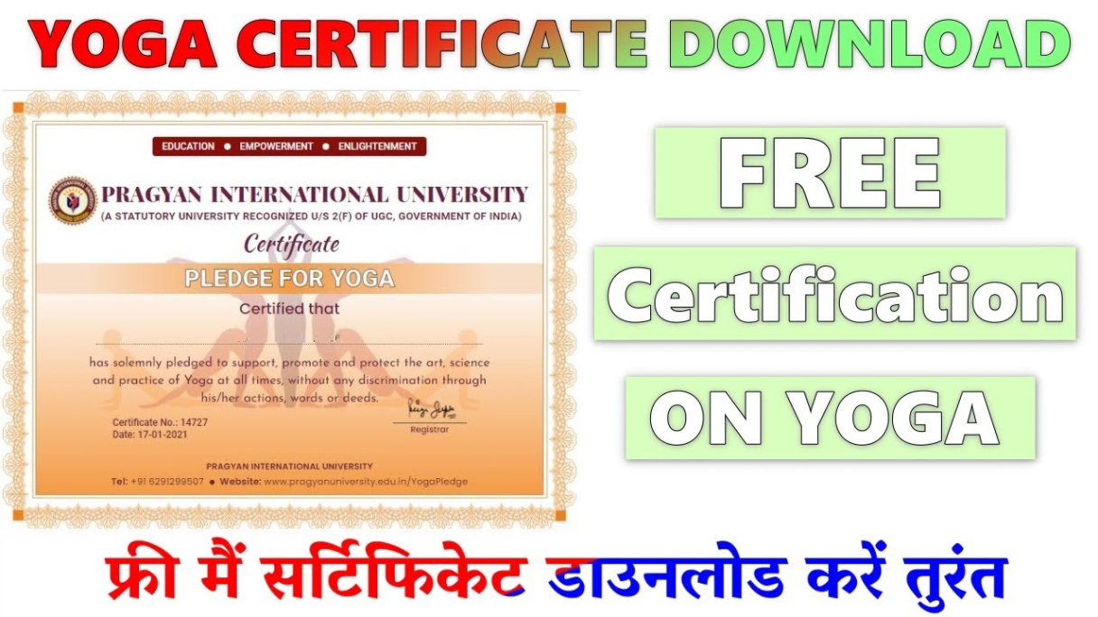 Free Editable Yoga Teacher Training Certificate Template Doc