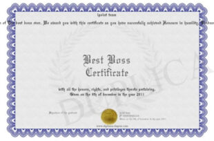 Free  Manager Of The Year Certificate Template Sample