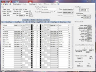 Free Printable 3 Phase Electrical Panel Schedule Template Excel Sample