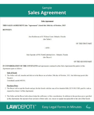 Free Printable For Sale By Owner Contract Template