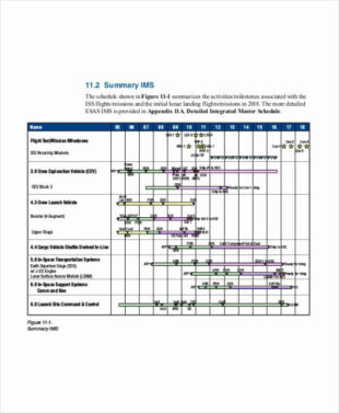 Free Printable Master Production Schedule Template Excel Example