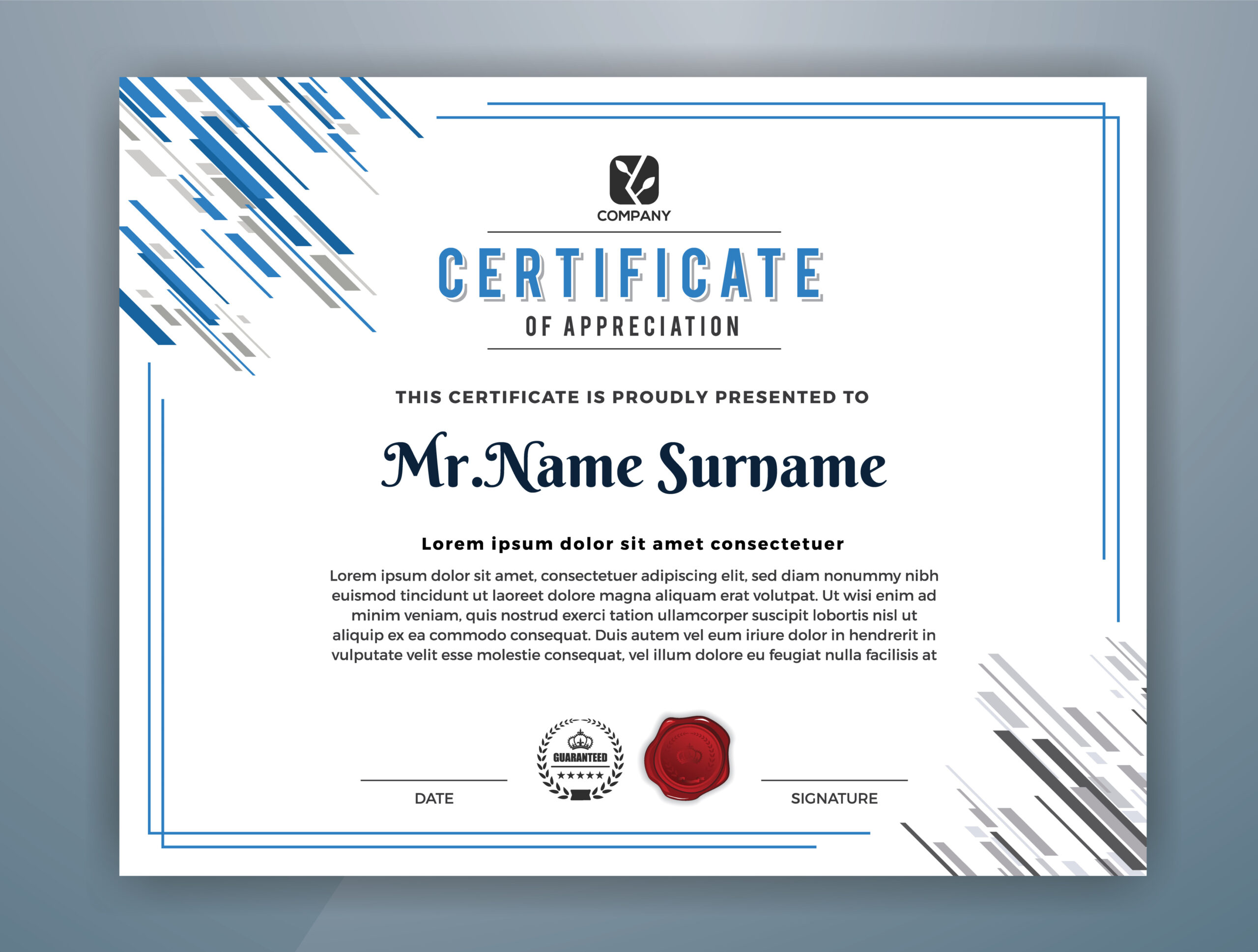 Personal Trainer Certificate Template Word