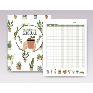 Sample Garden Watering Schedule Template Word