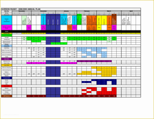 Free Blank Day Wise Training Schedule Template Doc