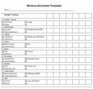 Free Blank High School Football Practice Schedule Template Doc