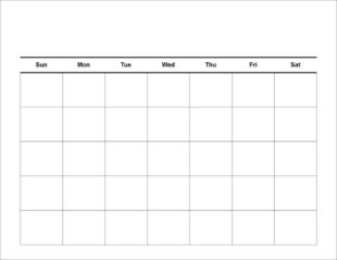 Free Editable 7 Day Weekly Schedule Template  Sample